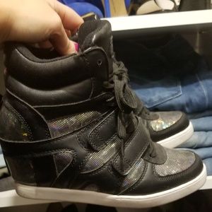 High top wedge Sneakers